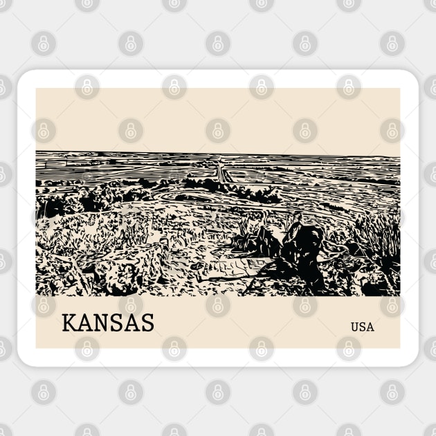 Kansas USA Sticker by Lakeric